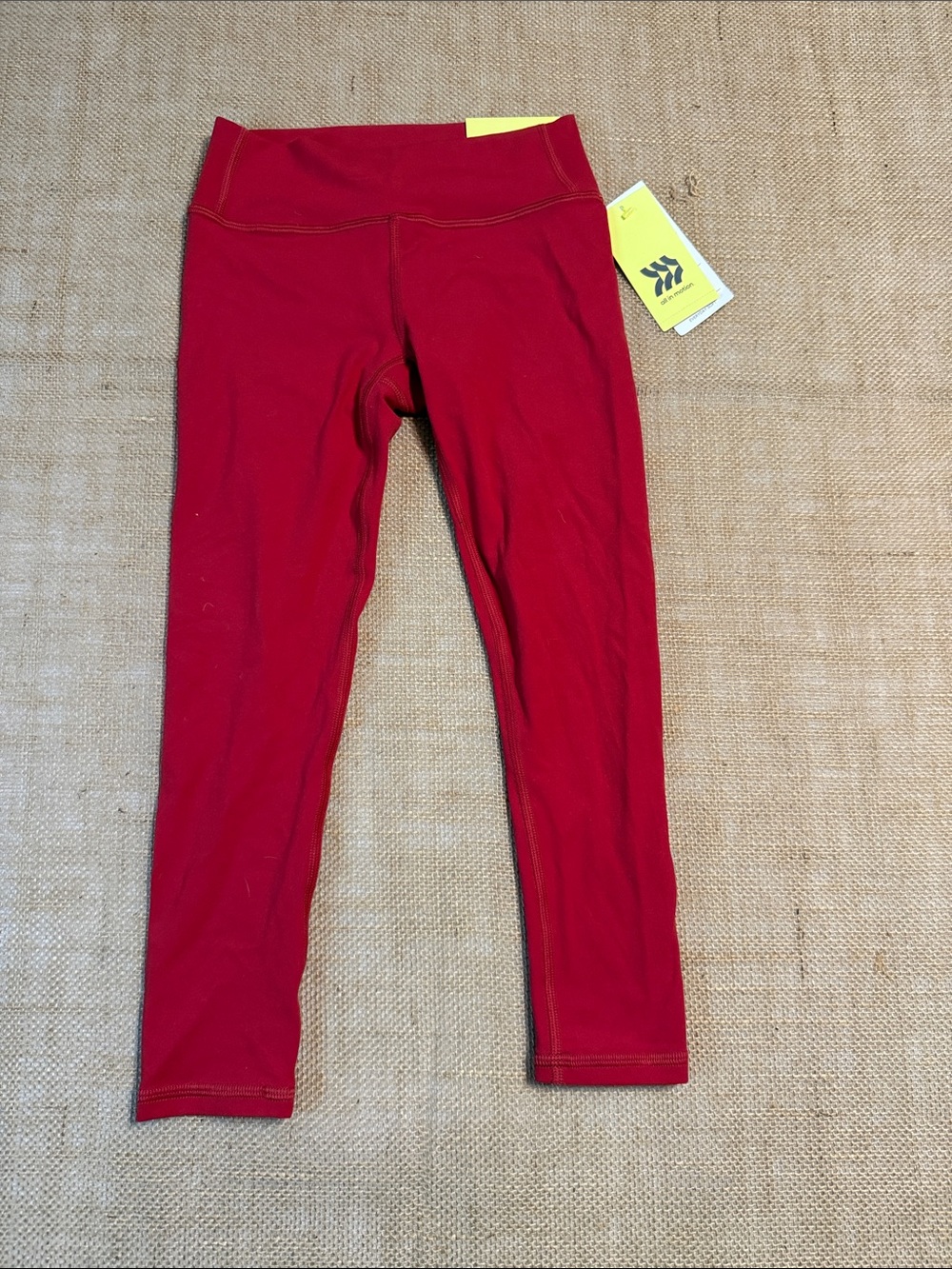 Kids Red Leggings -